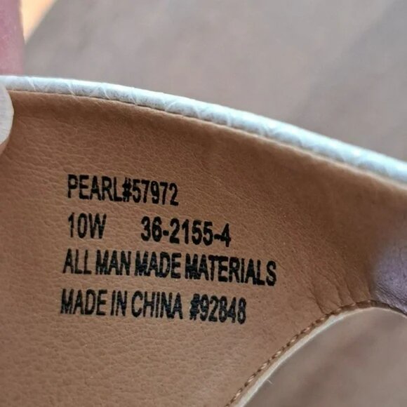 Comfortview The Pearl Sandal - Color: White - Size: 10 W - Picture 9 of 9